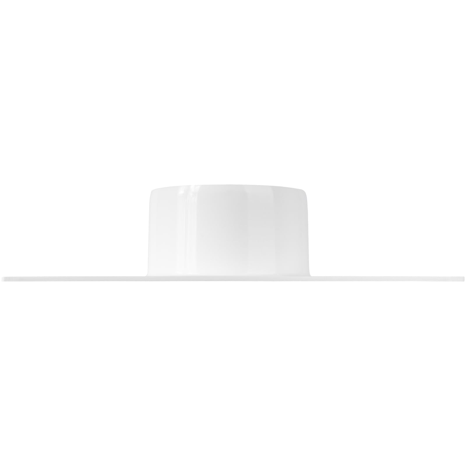 Vent Systems 4 Inch Duct Connector Flange – White Plastic Straight Ventilation Plate Adapter – Heavy-Duty HVAC Air Vent Fitting for Wall, Ceiling or Floor Mounting – Easy Indoor Installation - Image 9