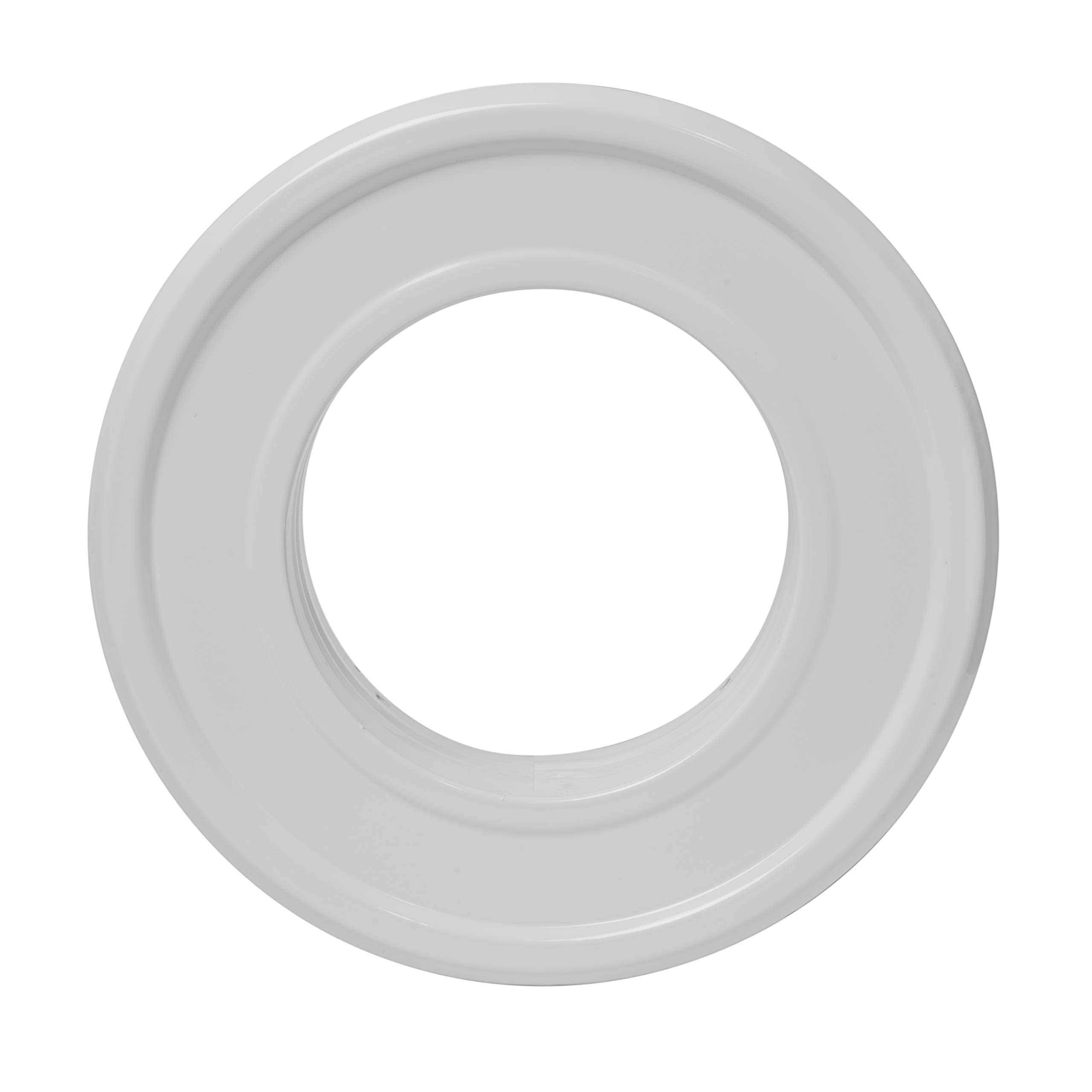 Vent Systems 4" Inch Pack of 2 Air Vent Duct Connector Flange Straight Ventilation Pipe Metal Ducting Connector Plate for Cooling Heating Ventilation System HVAC 4" inch - Image 9