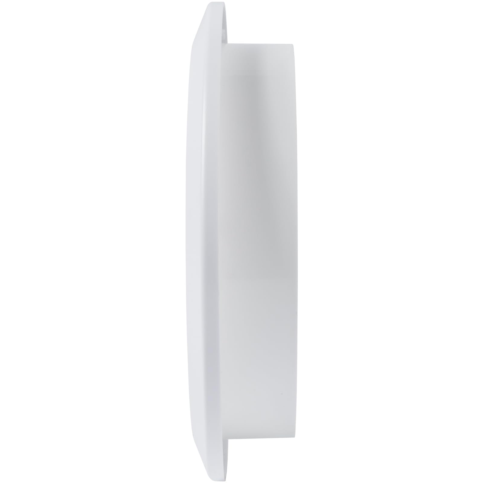 Vent Systems 6'' Inch - White - Soffit Vent Cover - Round Air Vent Louver - Grill Cover - Built-in Mesh Screen - HVAC Vents for Bathroom, Home Office, Kitchen - Plastic Gable Vent - Image 7